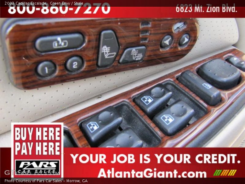 Green Envy / Shale 2003 Cadillac Escalade