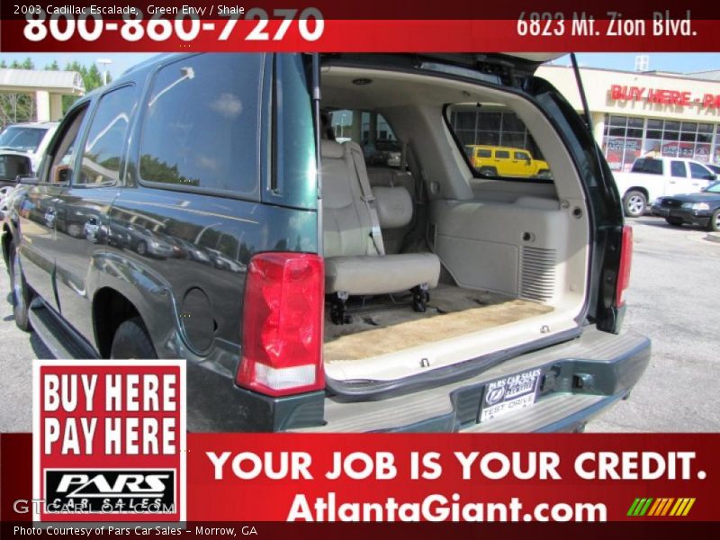 Green Envy / Shale 2003 Cadillac Escalade