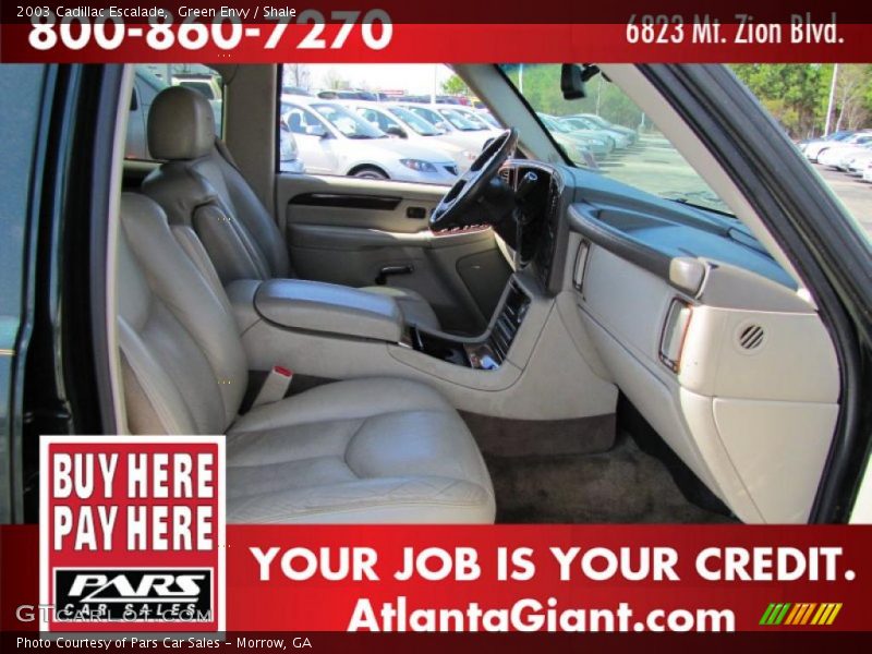 Green Envy / Shale 2003 Cadillac Escalade