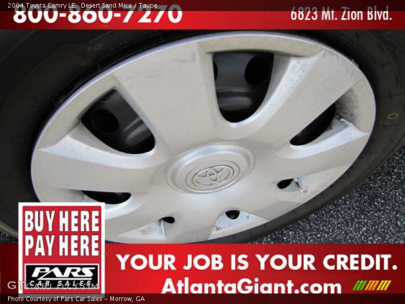 Desert Sand Mica / Taupe 2004 Toyota Camry LE