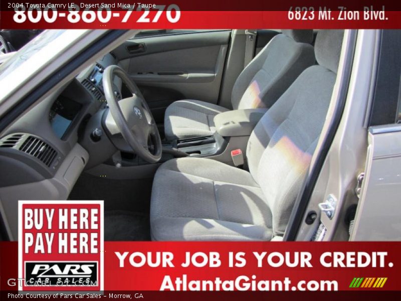 Desert Sand Mica / Taupe 2004 Toyota Camry LE