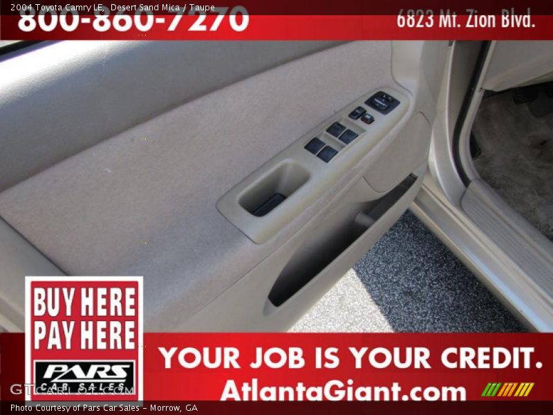 Desert Sand Mica / Taupe 2004 Toyota Camry LE