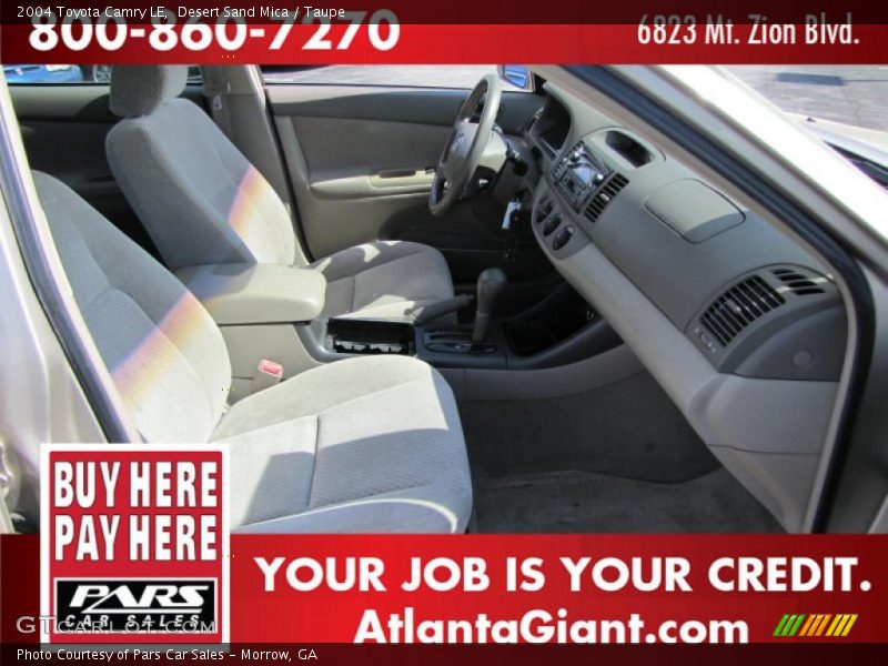 Desert Sand Mica / Taupe 2004 Toyota Camry LE