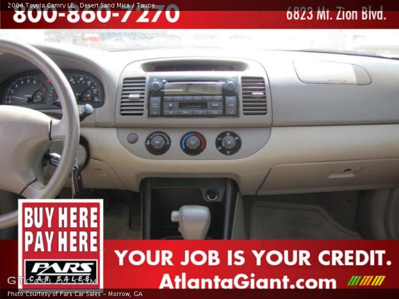 Desert Sand Mica / Taupe 2004 Toyota Camry LE