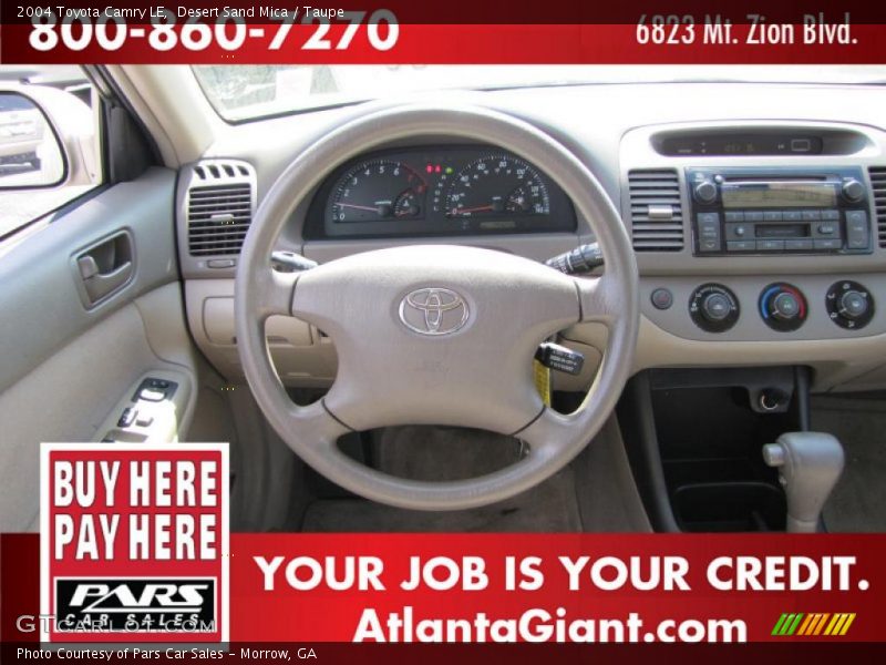 Desert Sand Mica / Taupe 2004 Toyota Camry LE