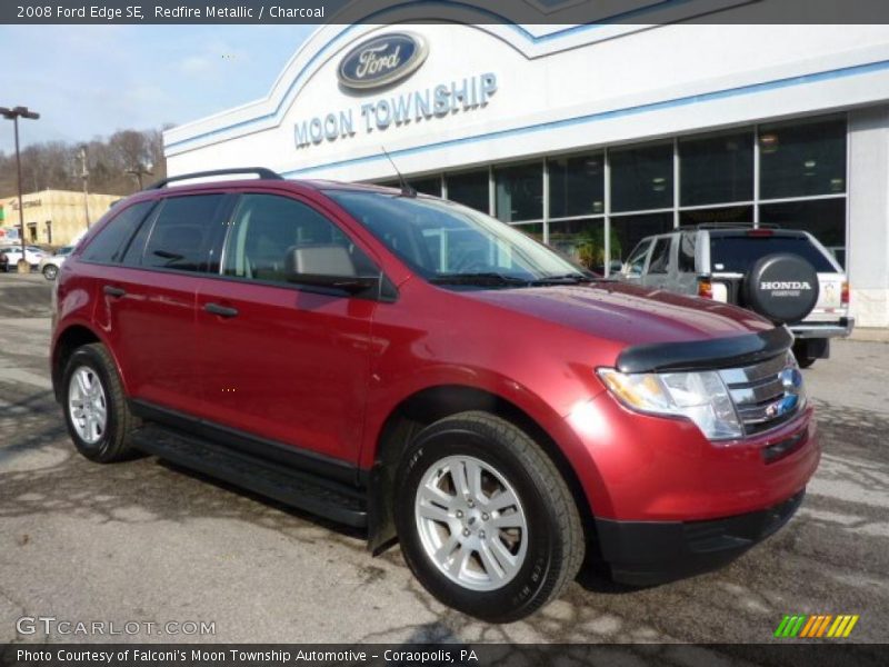 Redfire Metallic / Charcoal 2008 Ford Edge SE