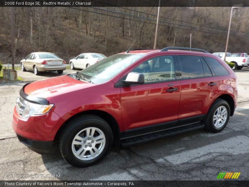 Redfire Metallic / Charcoal 2008 Ford Edge SE