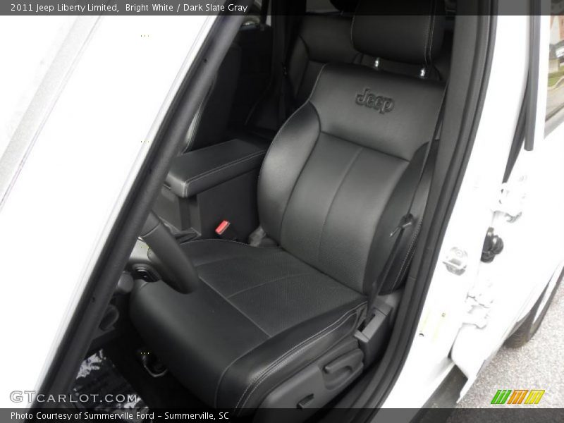 Bright White / Dark Slate Gray 2011 Jeep Liberty Limited