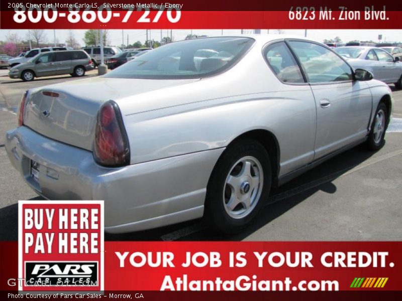 Silverstone Metallic / Ebony 2005 Chevrolet Monte Carlo LS
