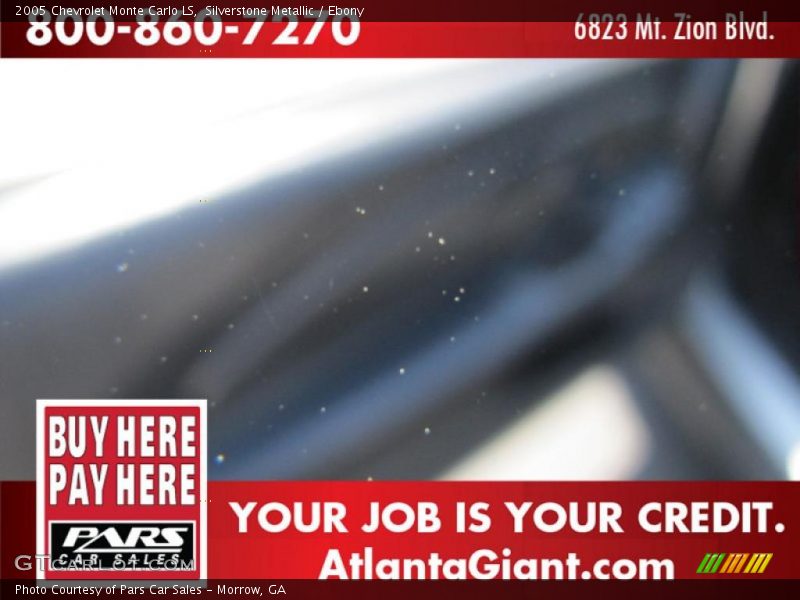Silverstone Metallic / Ebony 2005 Chevrolet Monte Carlo LS