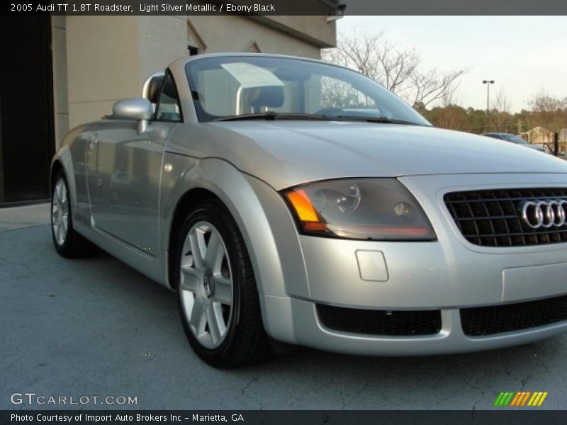 Light Silver Metallic / Ebony Black 2005 Audi TT 1.8T Roadster