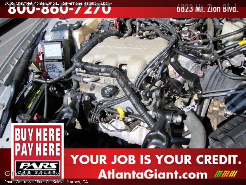 Silverstone Metallic / Ebony 2005 Chevrolet Monte Carlo LS
