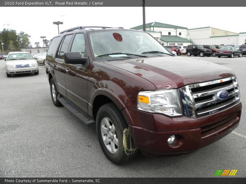 Royal Red Metallic / Camel 2010 Ford Expedition XLT