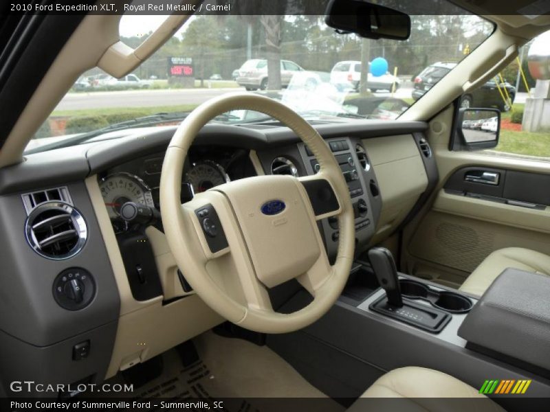 Royal Red Metallic / Camel 2010 Ford Expedition XLT