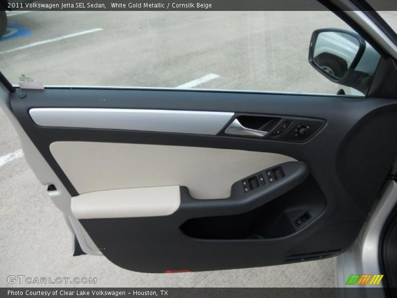 White Gold Metallic / Cornsilk Beige 2011 Volkswagen Jetta SEL Sedan
