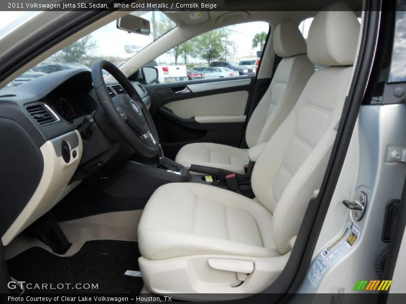 White Gold Metallic / Cornsilk Beige 2011 Volkswagen Jetta SEL Sedan