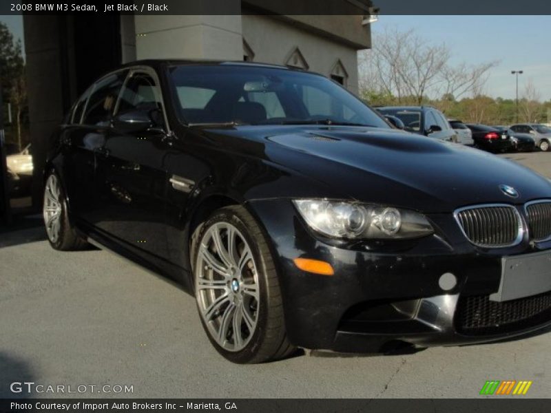 Jet Black / Black 2008 BMW M3 Sedan