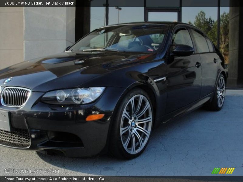 Jet Black / Black 2008 BMW M3 Sedan