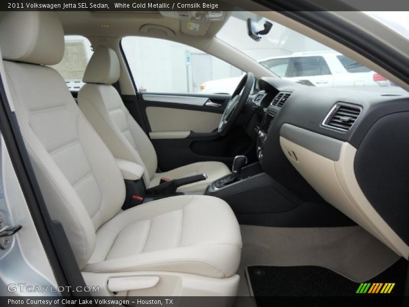 White Gold Metallic / Cornsilk Beige 2011 Volkswagen Jetta SEL Sedan