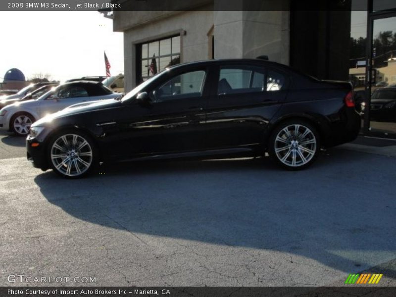 Jet Black / Black 2008 BMW M3 Sedan