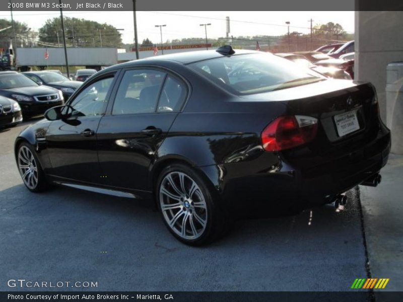 Jet Black / Black 2008 BMW M3 Sedan