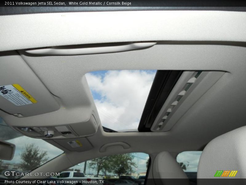 White Gold Metallic / Cornsilk Beige 2011 Volkswagen Jetta SEL Sedan