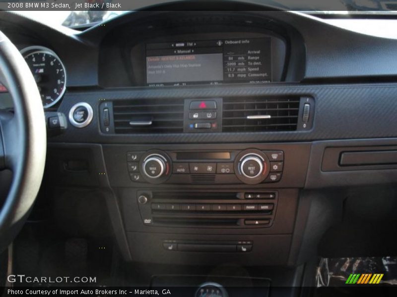 Jet Black / Black 2008 BMW M3 Sedan