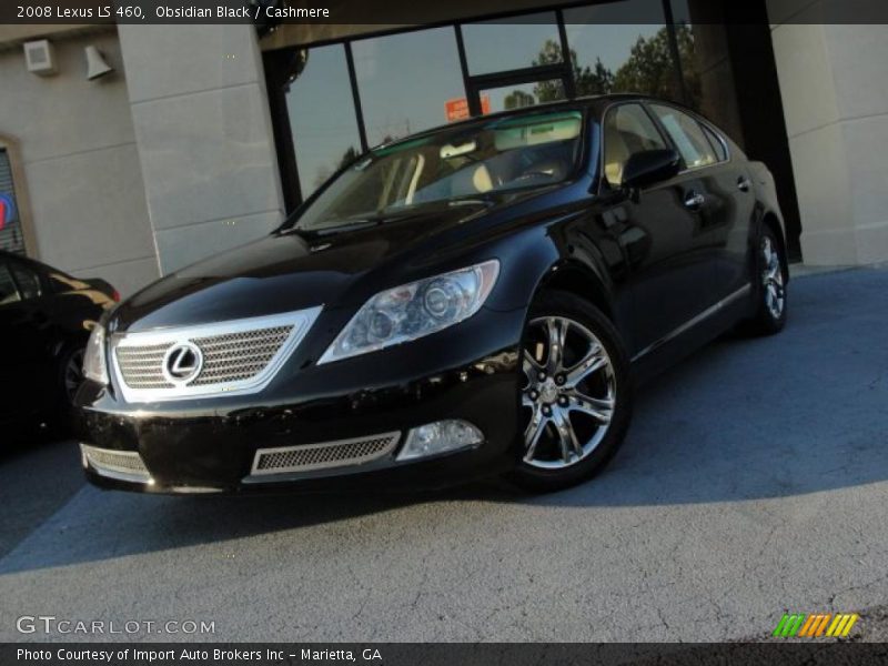Obsidian Black / Cashmere 2008 Lexus LS 460