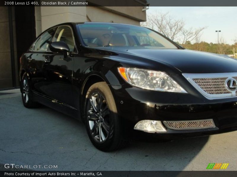 Obsidian Black / Cashmere 2008 Lexus LS 460