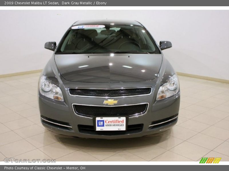 Dark Gray Metallic / Ebony 2009 Chevrolet Malibu LT Sedan