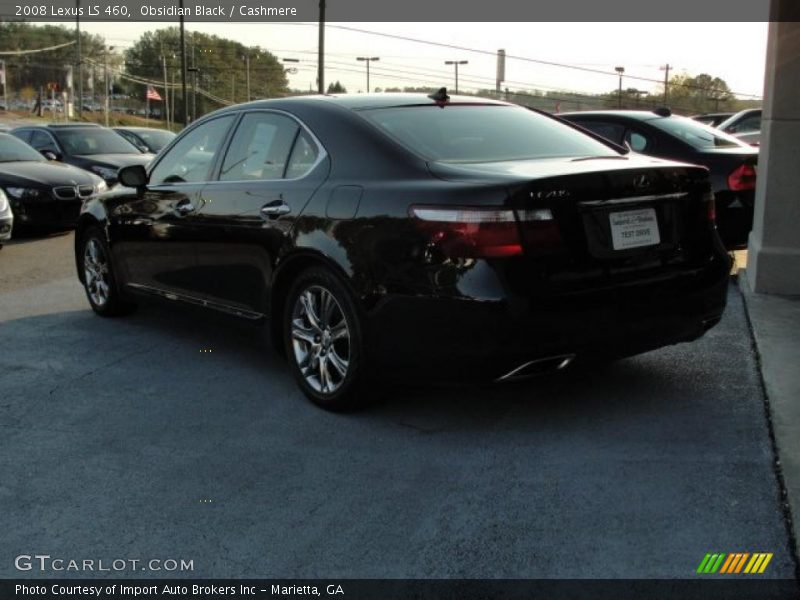 Obsidian Black / Cashmere 2008 Lexus LS 460