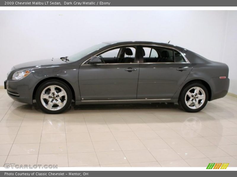 Dark Gray Metallic / Ebony 2009 Chevrolet Malibu LT Sedan