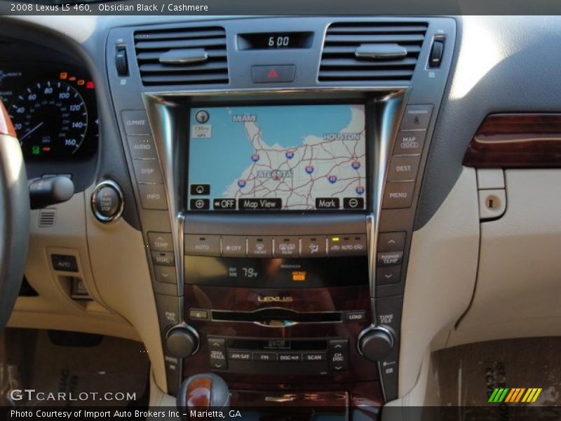 Obsidian Black / Cashmere 2008 Lexus LS 460