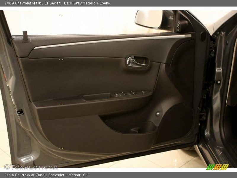 Dark Gray Metallic / Ebony 2009 Chevrolet Malibu LT Sedan