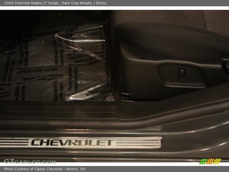 Dark Gray Metallic / Ebony 2009 Chevrolet Malibu LT Sedan