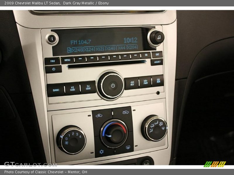 Dark Gray Metallic / Ebony 2009 Chevrolet Malibu LT Sedan
