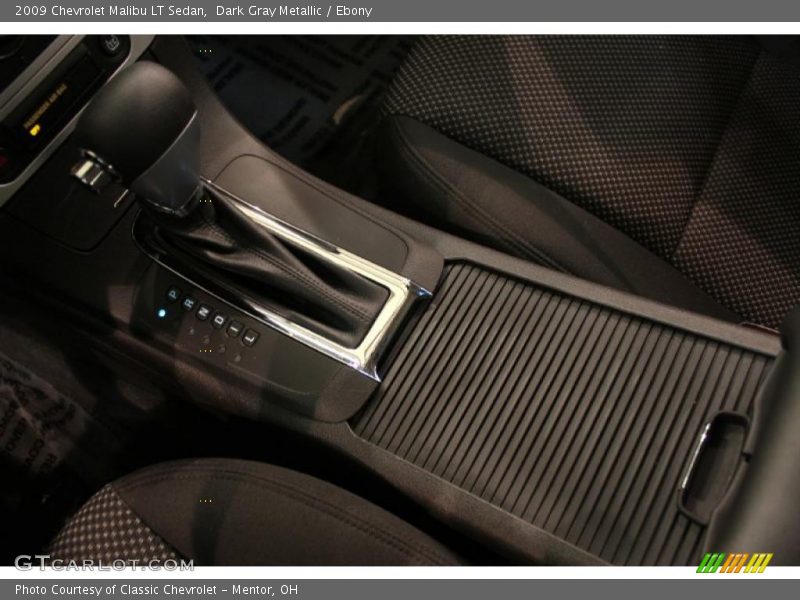 Dark Gray Metallic / Ebony 2009 Chevrolet Malibu LT Sedan
