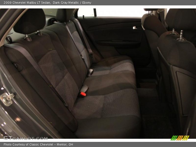 Dark Gray Metallic / Ebony 2009 Chevrolet Malibu LT Sedan