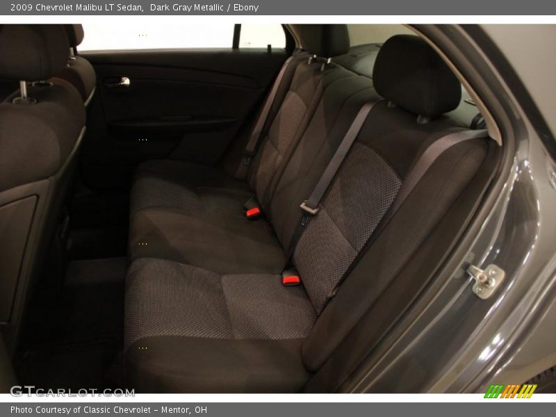Dark Gray Metallic / Ebony 2009 Chevrolet Malibu LT Sedan