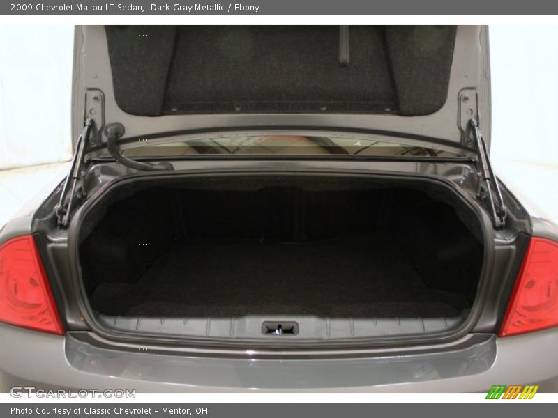 Dark Gray Metallic / Ebony 2009 Chevrolet Malibu LT Sedan