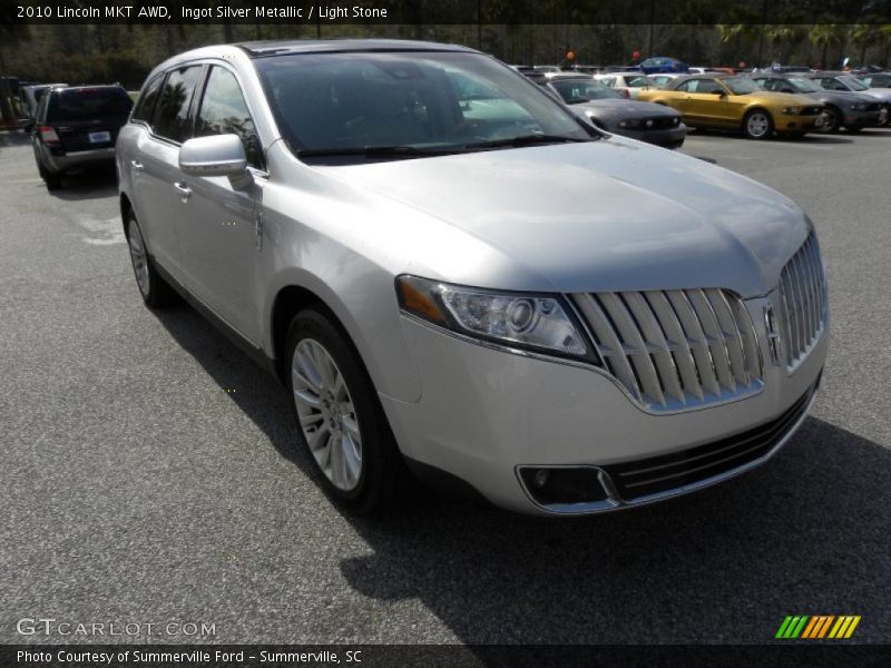Ingot Silver Metallic / Light Stone 2010 Lincoln MKT AWD