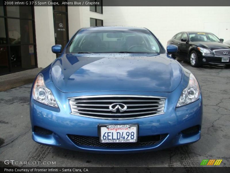 Athens Blue / Graphite 2008 Infiniti G 37 S Sport Coupe