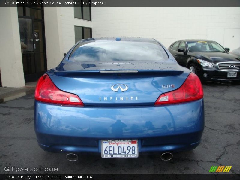 2008 G 37 S Sport Coupe Athens Blue