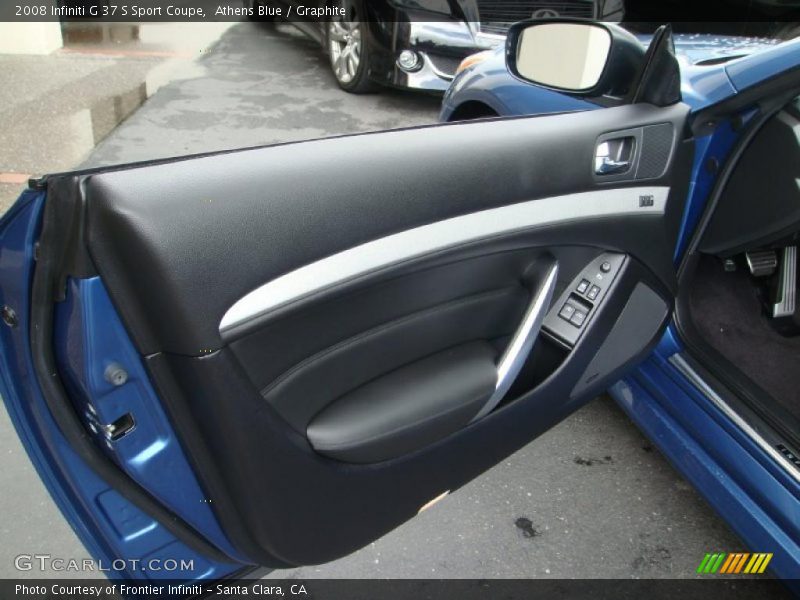 Athens Blue / Graphite 2008 Infiniti G 37 S Sport Coupe