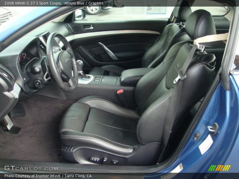  2008 G 37 S Sport Coupe Graphite Interior