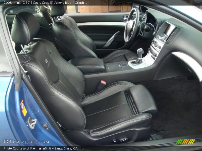  2008 G 37 S Sport Coupe Graphite Interior