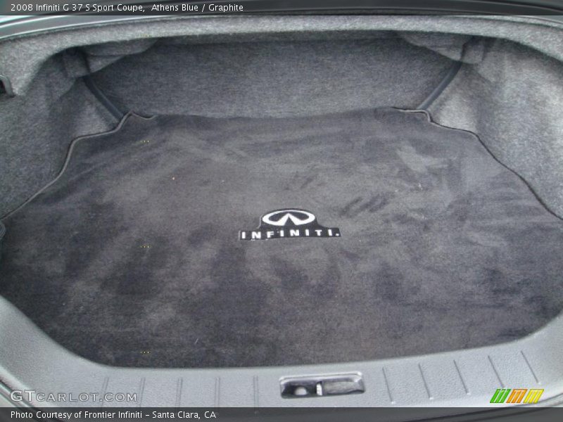  2008 G 37 S Sport Coupe Trunk