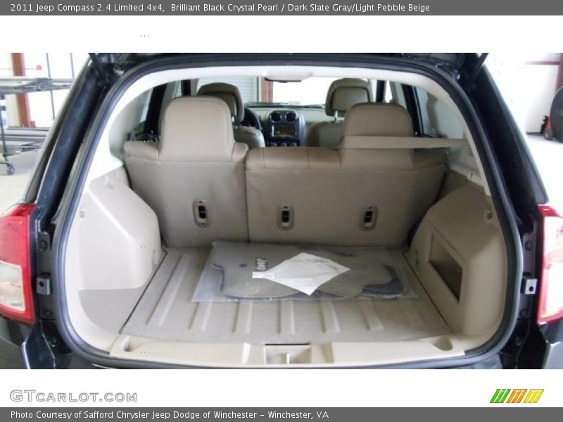 Brilliant Black Crystal Pearl / Dark Slate Gray/Light Pebble Beige 2011 Jeep Compass 2.4 Limited 4x4