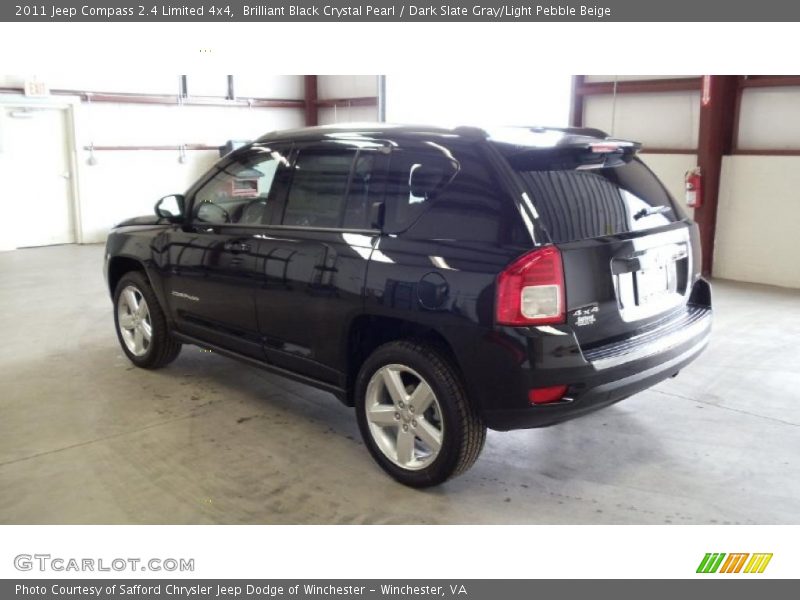 Brilliant Black Crystal Pearl / Dark Slate Gray/Light Pebble Beige 2011 Jeep Compass 2.4 Limited 4x4