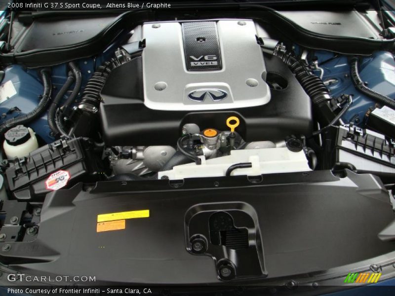Athens Blue / Graphite 2008 Infiniti G 37 S Sport Coupe